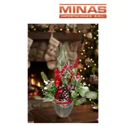 ARREGLO FLORAL NAVIDE�O X 30 CM.