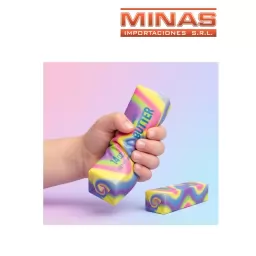 MANTEQUILLA GIGANTE MULTICOLOR  22 x 5 CM
