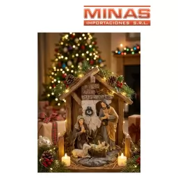 FIGURA DE PESEBRE 16 X 11 X 25 CM
