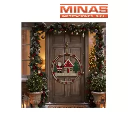 ADORNO DE NAVIDAD 22 CM DE MADERA