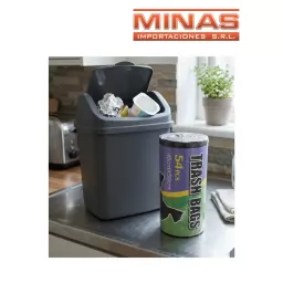 BOLSA PARA BASURA 54 UND, 45 CM X 50 CM, ( 20 LITROS).