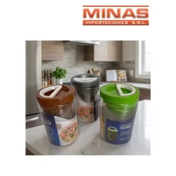TARROS PARA COCINA X 5 UND. DE DIFERENTES MEDIDAS.