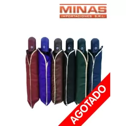 PARAGUA ANTIVIENTO AUTOMATICO, 8 VARILLAS, LISO.