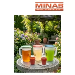 JARRA 1800 ML CON 4 VASOS