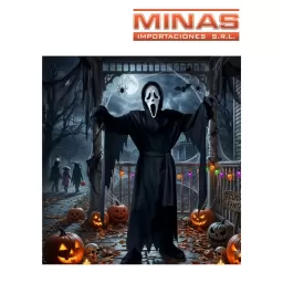DISFRAZ : SCREAM  3 TALLES: S  (82 CM  5-6 A�OS), M (90 CM  7-9 A�OS) Y L (97 CM  10-12 A�OS).