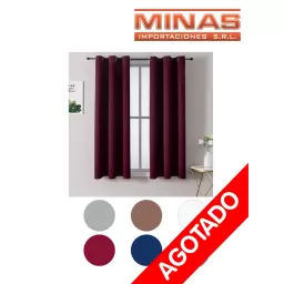 CORTINA P. VENTANA DE 140 CM X 200 CM, 6 COLORES.