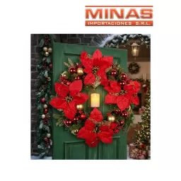 CORONA DA NAVIDAD 30 CM
