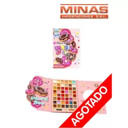 PETACA DE 48 SOMBRAS + 2 APLICADORES + ESPEJO.