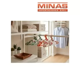 PERCHAS DE COLORES DE 40 CM X 5 UND.