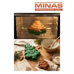 MOLDE DE SILICONA DE PINO NAVIDE�O, DE 20 CM X 28 CM X 3,5 CM.