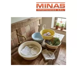PALANGANA  DE PLASTICO X 33 CM, 3 COLORES.