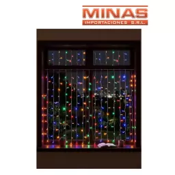 CORTINA LED COLOR 1,6 M X 1,20 M.