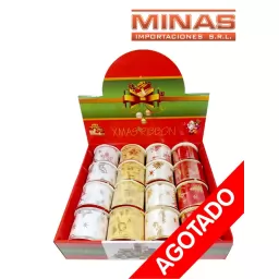 CINTA DE NAVIDAD, 6,3 CM X 2.7 M. X 16 UND, $ 60 C/U, 4 DISE�OS.