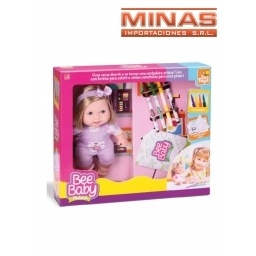 MUECA CON LIBRO PARA PINTAR 40 X 35 CM