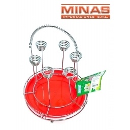 ESCURRIDOR DE VASOS REDONDO, 20 CM X 8 CM.