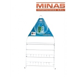 SOPORTE PARA BAO DOS ESTANTES.,25 CM X 8 CM X 46 CM.