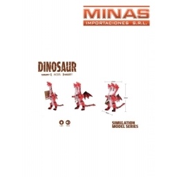 DRAGON ROJO  C SONIDO 28 X 24 X 14 CM