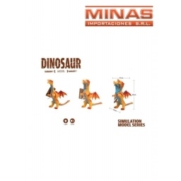 DRAGON AMARILLO C/ SONIDO 28 X 24 X 14 CM