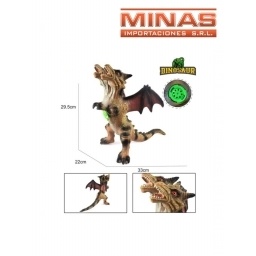 DRAGON DOS CABEZAS 36 X 32 X 16 CM CSONIDO