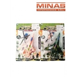 AVION DE GUERRA EN BLISTER 28 X 18 CM