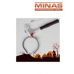 TIARA PARA HALLOWEEN ,BOTELLA CON SANGRE.