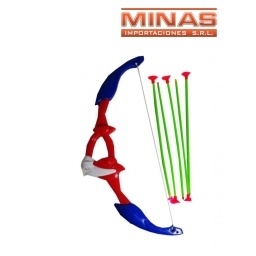 JUEGO DE ARCO Y FLECHA 58 X 24 CM