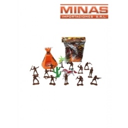 SET DE INDIOS 26 X 22 CM