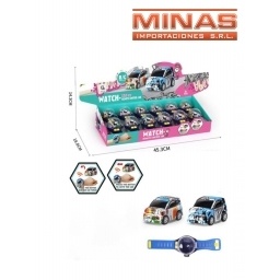 RELOJ CON AUTO Y CONTROL REMOTO RECARGABLE $350 CU