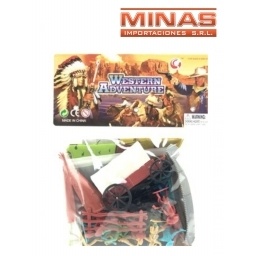 SET DE INDIOS 30 X 23 CM