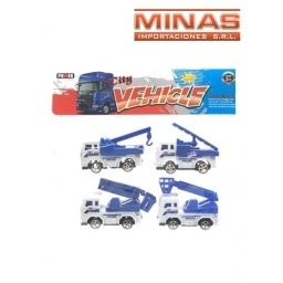 CAMION DE POLICIA 4 PCS