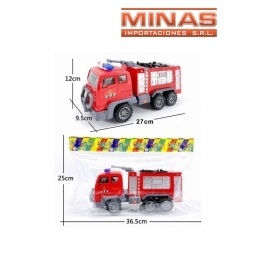 BOMBERO A FRICCION 38 X 26 CM