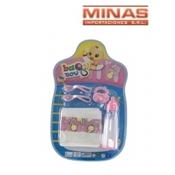 BIBERON + CHUPETE + PAAL Y CUBIERTOS.