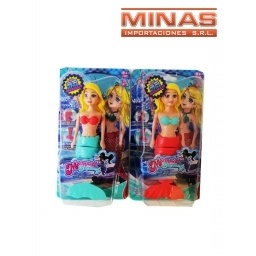 SIRENITA NADADORA, A CUERDA.