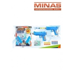 ARMAS  X 2 UND + DARDOS + BOL. DE GEL.