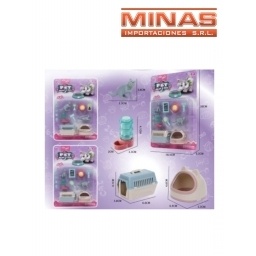 GATITOS X 2 UND. +  6  ACCESORIOS.