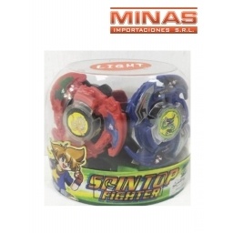 TROMPO CON LUZ + LANZADOR X 2 UND.