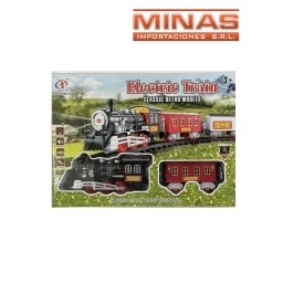 PISTA TREN CON LUZ Y SONIDO 14PCS