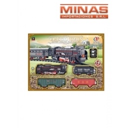 PISTA DE TREN CON LUZ Y SONIDO X 19 PCS.