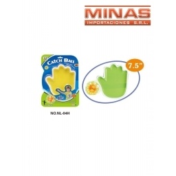 TIRA Y ATRAPA MANO + PELOTA CON VENTOSAS