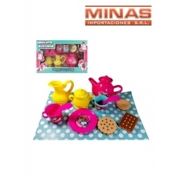 SET DE TE X 12 PCS, UNICORNIO.