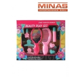 SET DE BELLEZA X 8 PCS.CON ESPEJITO.