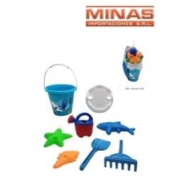 BALDE + REGADERA + 7 ACC., 3 DISEOS.