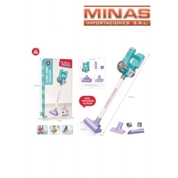 ASPIRADORA A PILA X 56 CM + 2 ACCESORIOS