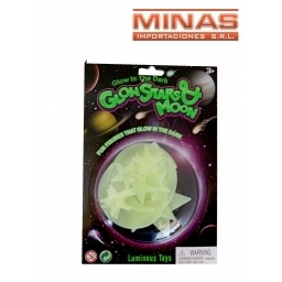 SET DE ESTRELLAS Y LUNAS ADHESIVAS,FLUORESCENTES.