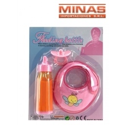 BIBERON MAGICO DE 12 CM + CHUPETE + BABERO.