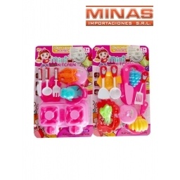 SET DE COCINA + 7 PCS, EN BLISTER 22 CM X 35 CM.