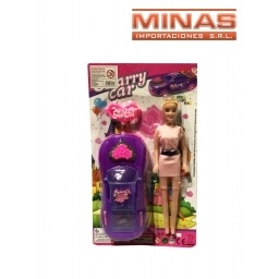 AUTO CON MUECA 36 X 21 CM