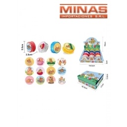 YOYO CAPIBARA X 12 PCS, CON LUZ,EN DISPLAY $ 60 CU .