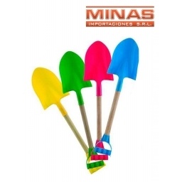 PALA PARA PLAYA X 65  CM, MANGO DE MADERA.