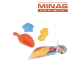 MOLDES PARA PLAYA 3 PCS
